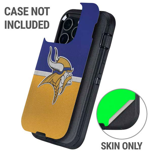 NFL Minnesota Vikings Vintage Otterbox Defender iPhone Skin