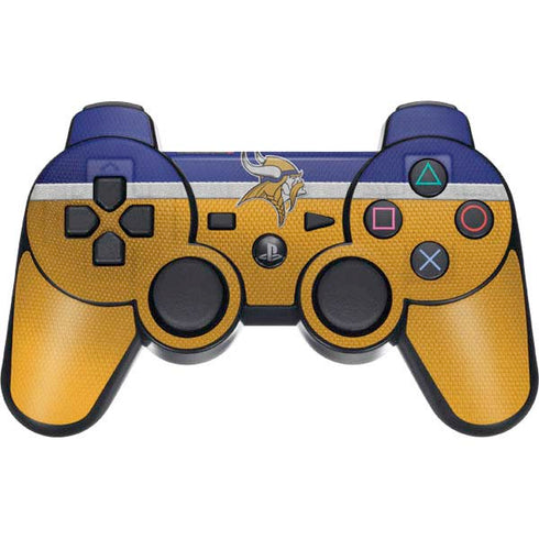 NFL Minnesota Vikings Vintage PS3 Dual Shock wireless controller Skin