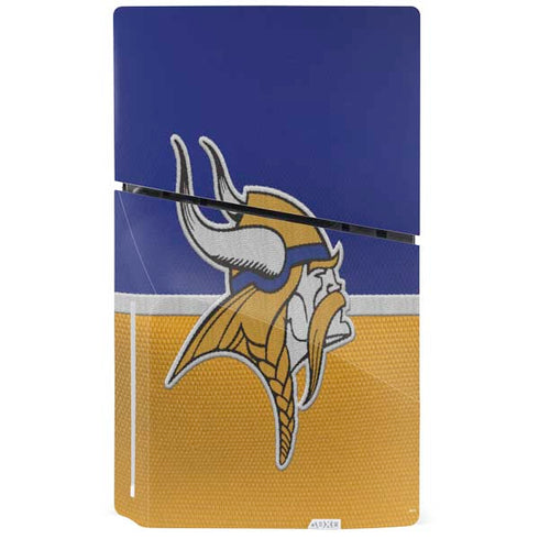 NFL Minnesota Vikings Vintage PS5 Slim Disk Console Skin