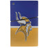 NFL Minnesota Vikings Vintage PS5 Slim Digital Edition Bundle Skin