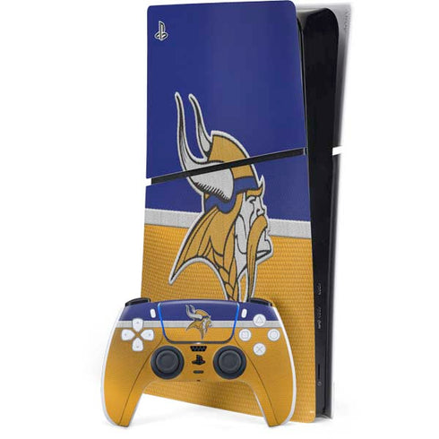 NFL Minnesota Vikings Vintage PS5 Slim Digital Edition Console Skin