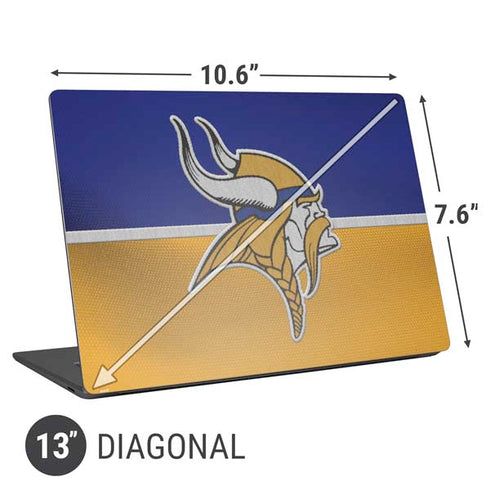 NFL Minnesota Vikings Vintage Universal Laptop 13in (10.6 x 7.6in) Skin