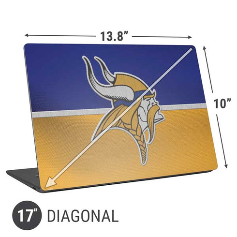 NFL Minnesota Vikings Vintage Universal Laptop 17in (13.8 x 10in) Skin
