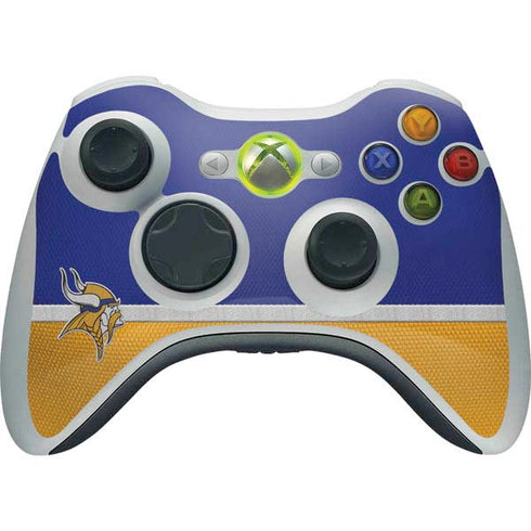 NFL Minnesota Vikings Vintage Xbox 360 Wireless Controller Skin