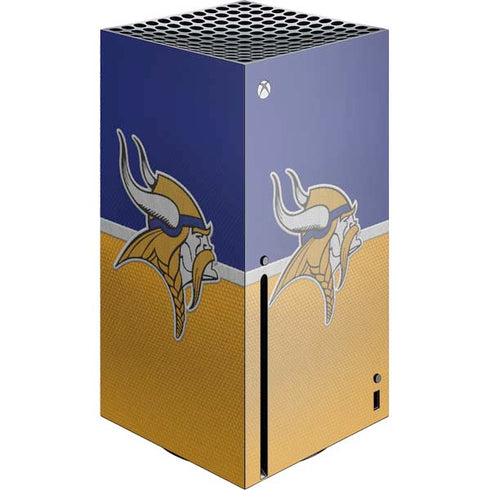 NFL Minnesota Vikings Vintage Xbox Series X Console Skin