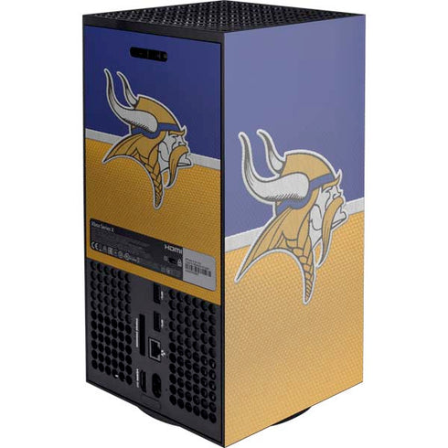NFL Minnesota Vikings Vintage Xbox Series X Console Skin