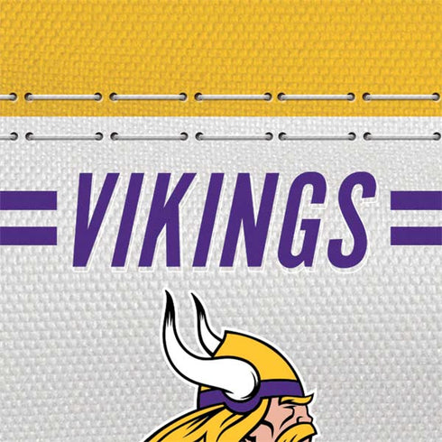 NFL Minnesota Vikings White Striped Nintendo 2DS XL (2017) Skin