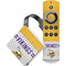 NFL Minnesota Vikings White Striped Amazon Fire TV Skin