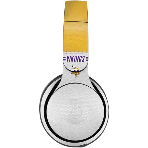 NFL Minnesota Vikings White Striped Beats Solo Pro Skin