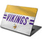 NFL Minnesota Vikings White Striped Dell Chromebook Skin