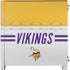 NFL Minnesota Vikings White Striped Corsair 4000D Tempered Glass Mid-Tower ATX Case Skin