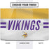 NFL Minnesota Vikings White Striped Dell Vostro Skin