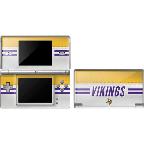 NFL Minnesota Vikings White Striped DS Lite Skin