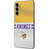 NFL Minnesota Vikings White Striped Galaxy A14 5G Skin