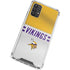 NFL Minnesota Vikings White Striped Galaxy A32 5G Clear Case
