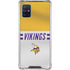 NFL Minnesota Vikings White Striped Galaxy A51 5G Clear Case