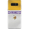 NFL Minnesota Vikings White Striped Galaxy Note 8 Skin