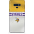 NFL Minnesota Vikings White Striped Galaxy Note 9 Skin