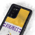 NFL Minnesota Vikings White Striped Galaxy Note20 5G Waterproof Case