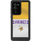 NFL Minnesota Vikings White Striped Galaxy Note20 Ultra 5G Waterproof Case