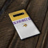 NFL Minnesota Vikings White Striped Galaxy S10 Plus Skin