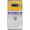 NFL Minnesota Vikings White Striped Galaxy S10e Skin