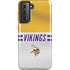 NFL Minnesota Vikings White Striped Galaxy S21 5G Pro Case