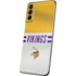 NFL Minnesota Vikings White Striped Galaxy S21 5G Skin