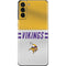 NFL Minnesota Vikings White Striped Galaxy S21 Plus 5G Skin