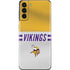 NFL Minnesota Vikings White Striped Galaxy S21 Plus 5G Skin