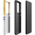 NFL Minnesota Vikings White Striped Galaxy S21 Ultra 5G Pro Case