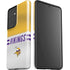 NFL Minnesota Vikings White Striped Galaxy S21 Ultra 5G Pro Case