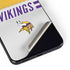 NFL Minnesota Vikings White Striped Galaxy S22 Skin