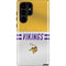 NFL Minnesota Vikings White Striped Galaxy S22 Ultra Pro Case
