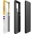 NFL Minnesota Vikings White Striped Galaxy S22 Ultra Pro Case
