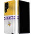 NFL Minnesota Vikings White Striped Galaxy S22 Ultra Pro Case