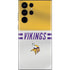 NFL Minnesota Vikings White Striped Galaxy S22 Ultra Skin