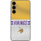 NFL Minnesota Vikings White Striped Galaxy S23 FE Skin