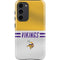 NFL Minnesota Vikings White Striped Galaxy S23 Plus Pro Case