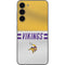 NFL Minnesota Vikings White Striped Galaxy S23 Plus Skin