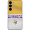 NFL Minnesota Vikings White Striped Galaxy S23 Skin