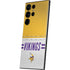 NFL Minnesota Vikings White Striped Galaxy S23 Ultra Skin