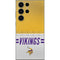 NFL Minnesota Vikings White Striped Galaxy S23 Ultra Skin