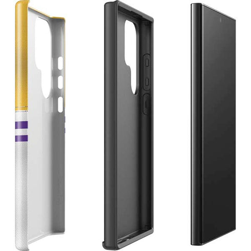 NFL Minnesota Vikings White Striped Galaxy S24 Ultra Impact Case