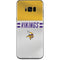 NFL Minnesota Vikings White Striped Galaxy S8 Plus Skin