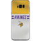 NFL Minnesota Vikings White Striped Galaxy S8 Skin