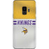 NFL Minnesota Vikings White Striped Galaxy S9 Skin