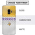 NFL Minnesota Vikings White Striped Galaxy S9 Skin