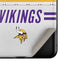 NFL Minnesota Vikings White Striped Galaxy Z Flip Skin