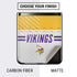 NFL Minnesota Vikings White Striped Galaxy Z Flip Skin